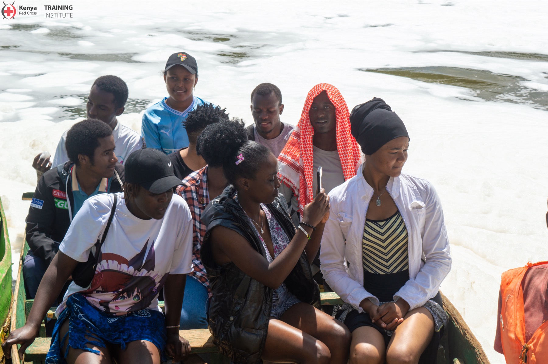 KRCTI students during an outdoor learning visit