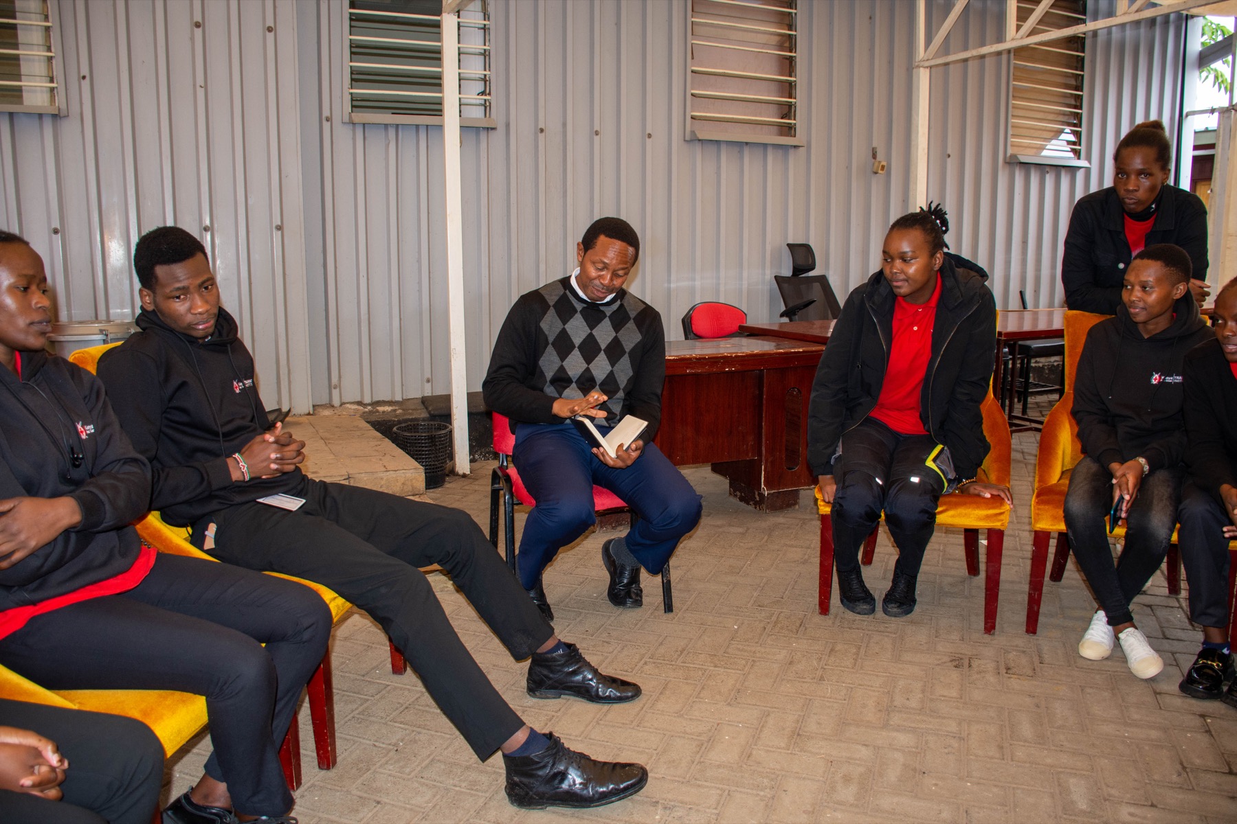 KRCTI students in a mental health talk